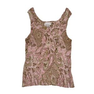 vintage 2000s paisley patterned tank